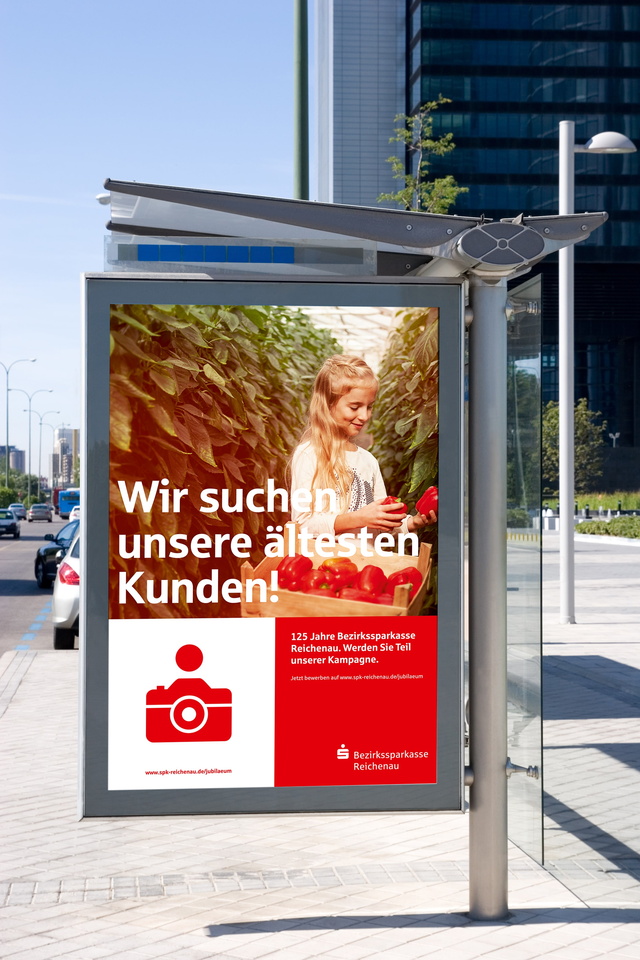 OOH für die Bezirkssparkasse Reichenau