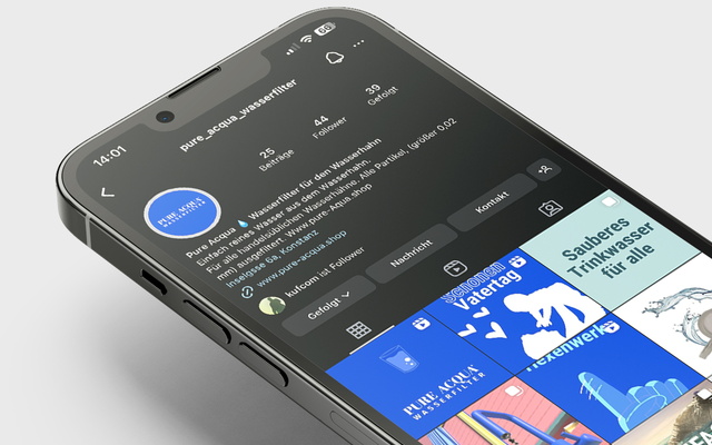 Social Media für PURE ACQUA
