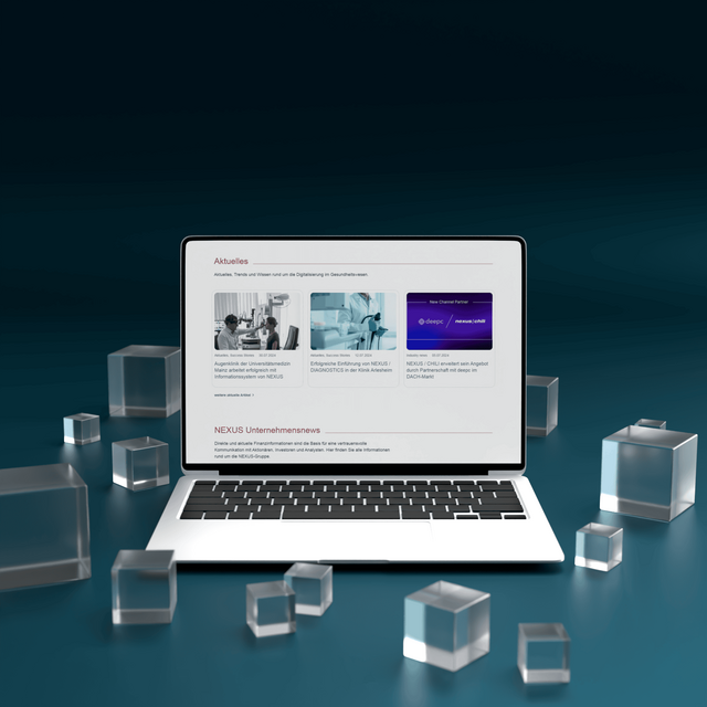 Website für die NEXUS AG