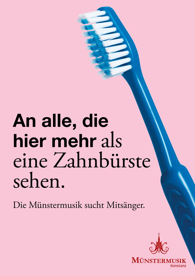 Kampagne für die Münstermusik Konstanz