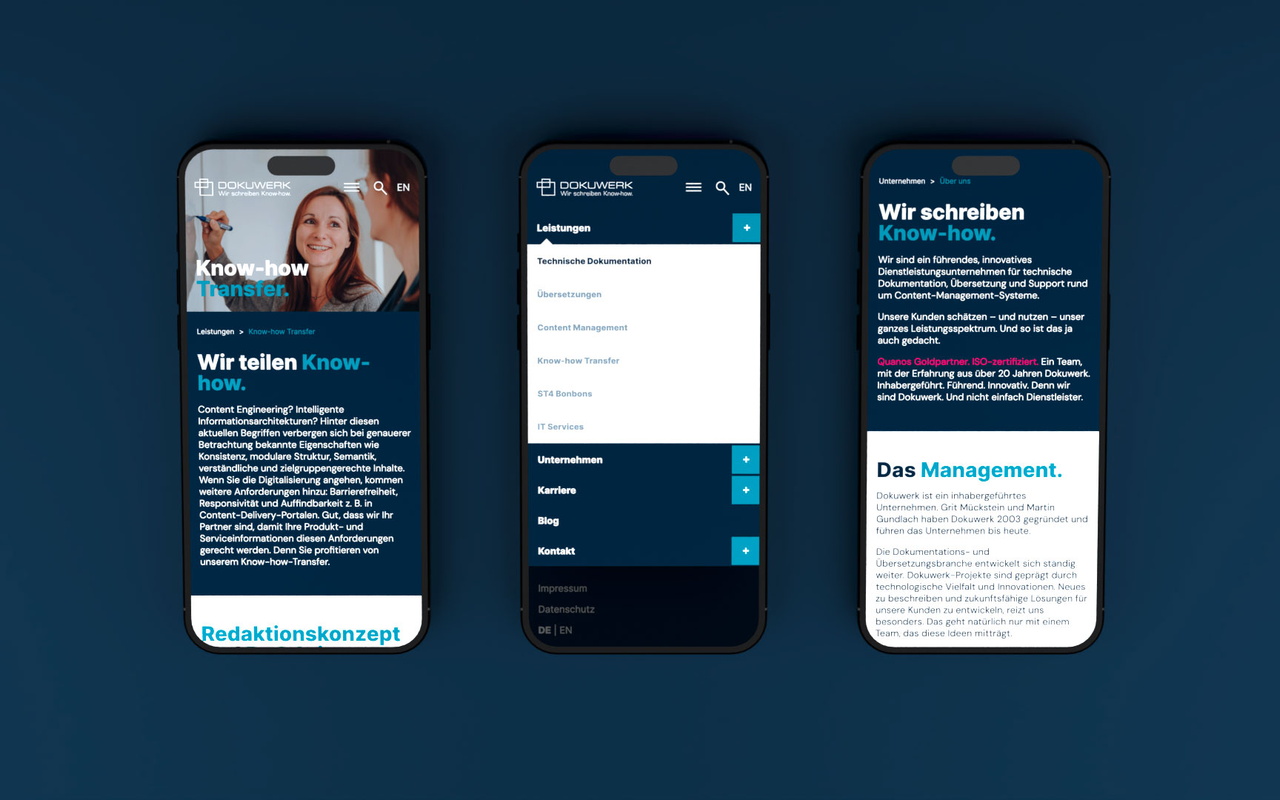 Website für DOKUWERK