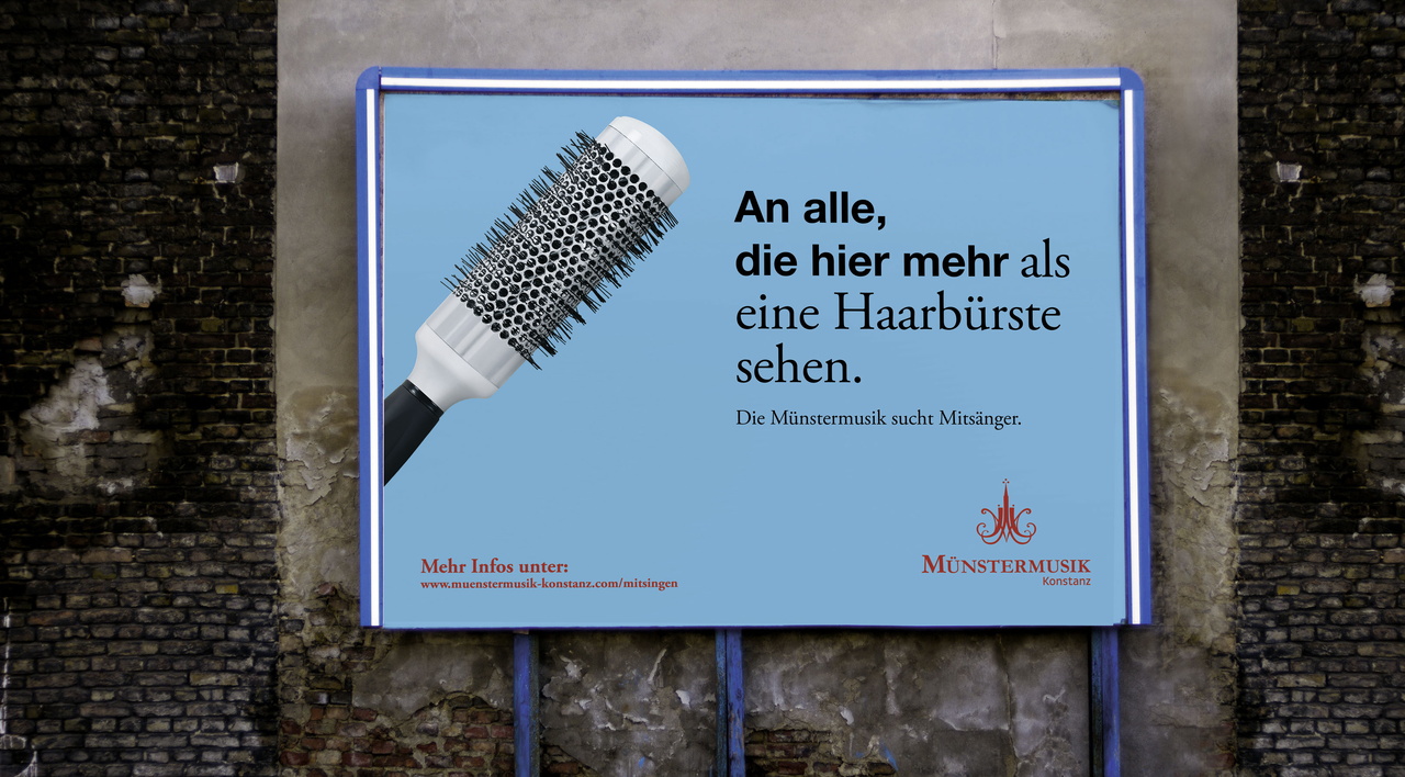 Kampagne für die Münstermusik Konstanz